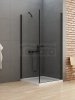 NEW TRENDY Kabina prysznicowa NEW SOLEO BLACK prostokątna pojedyncze drzwi uchylne 80x110x195  D-0230A/D-0148B